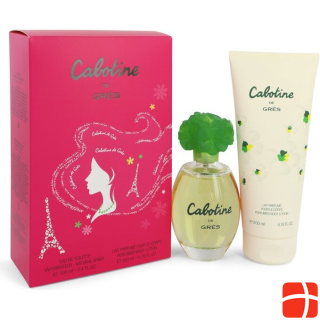Подарочный набор Gres CABOTINE by Parfums Gres -- туалетная вода-спрей на 3,4 унции + лосьон для тела на 6,7 унции