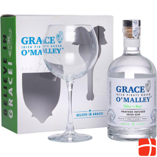 Grace O'Malley Gift set Heather Infused Irish Gin with glass 0.7 l