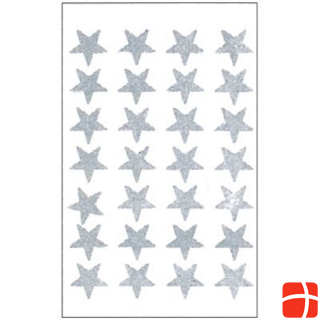 BSB-Obpacher Sticker Deco Sticker Stars silver small