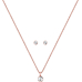Elli Solitaire necklace, solitaire earring