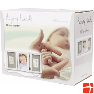 Dooky Happy Hands impression set Baby Print Trible Frame