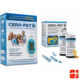 Cera-Pet Blood glucose meter set for dogs and cats