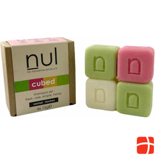 Nul Gift set solid shampoo box normal / dry 4 pieces