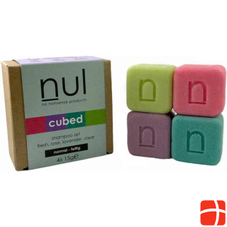 Nul Gift set solid shampoo box normal/greasy 4 pieces