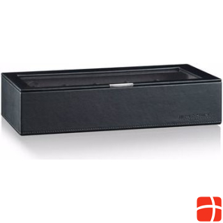 Heisse & Söhne Stackable jewelry box Mirage XL - Top: Watch box for 12 watches - Black