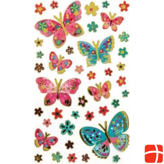 BSB-Obpacher Sticker Creative Sticker Metallic Butterfly