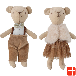 Bloomingville Fione & Miro Soft Toy, Brown, Cotton