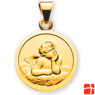 Wassner Medal angel yellow gold 750 carat