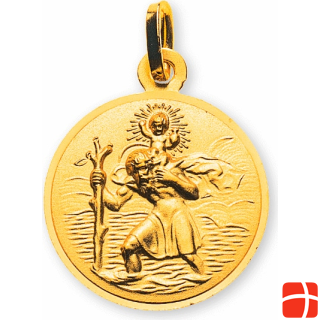 Wassner Medal Christophorus yellow gold
