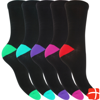 Tom Franks Socks With Colorful Heels And Toes 5Pack