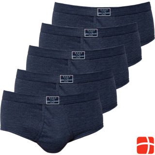 ESGE Pack of 5 - fine rib jeans briefs with intervention