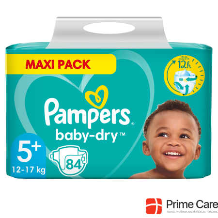 Pampers Baby-Dry size 5+, 84 diapers