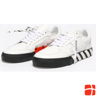 Off Low Vulcanized Calf Leather Sneaker