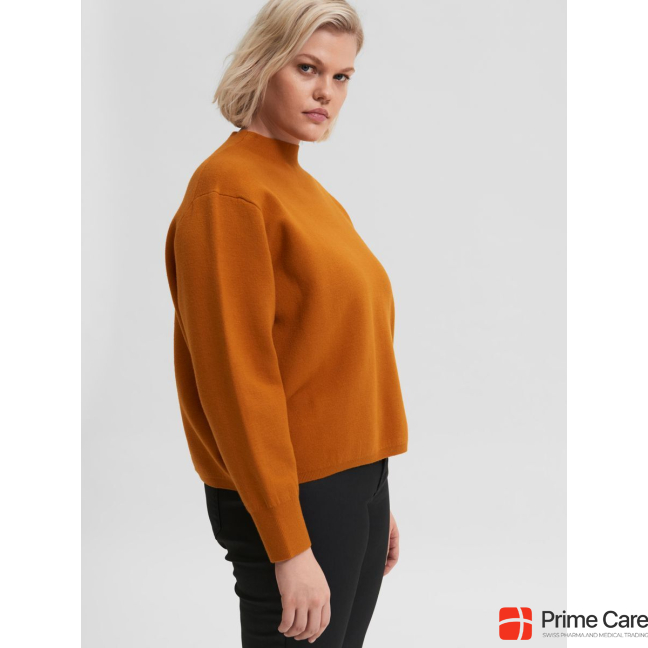 Selected Femme CURVE balloon sleeve knit sweater