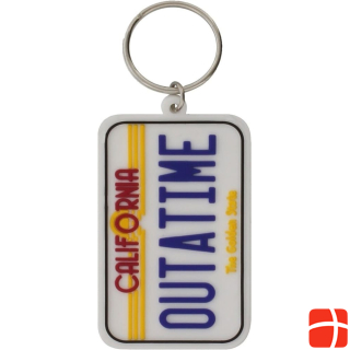 Back to the Future License plate keychain
