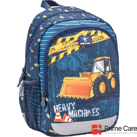 Belmil KIDDY PLUS kindergarten backpack Heavy Machinery