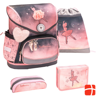 Belmil COMPACT School Backpack Set Ballerina Black
