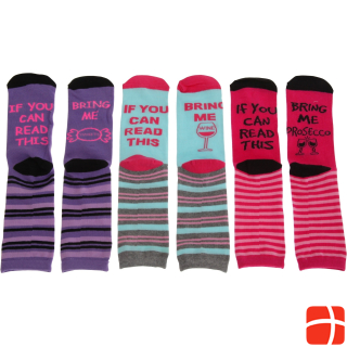 Universal Textiles Socks With Funny Sayings 3 Pair