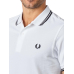 Fred Perry Fred Perry Twin Tipped Polo Shirt white