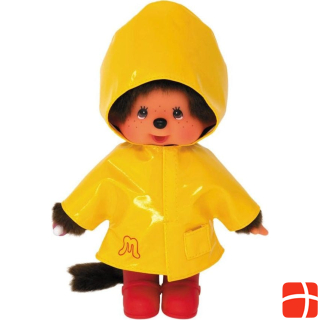 Monchhichi Cuddly toy Raincoat Yellow Girl 20 cm