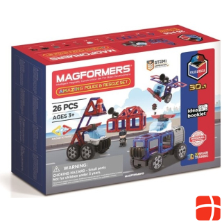 Magformers Amazing Police Rescue set, 16 pc