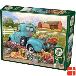 Cobble Hill puzzle 1000 pieces - Flower Truck