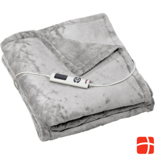Grafner Warming blanket flannel fleece 180 x 130 cm light gray WD10964