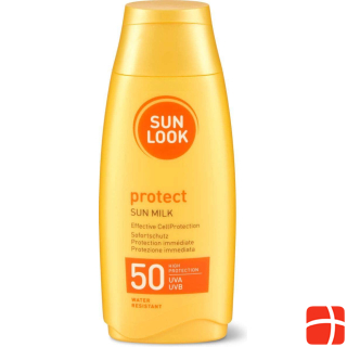 Sun Look Basic Milk SF50, size suntan lotion, SPF 50, 200 ml