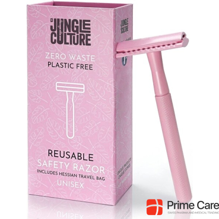 Jungle Culture - Reusable razor in pink