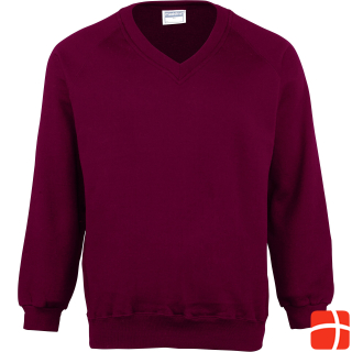 Maddins Sweatshirt Pullover Coloursure V Neckline