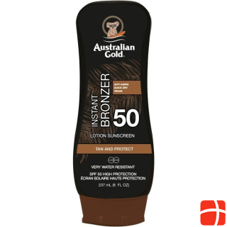 Australian Gold Lotion with Bronzer, size sun lotion, SPF 50, 237 ml