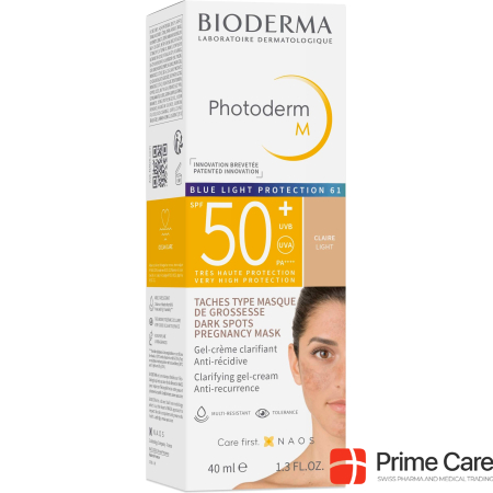 Bioderma Photoderm M SPF50+ claire, size 40 ml