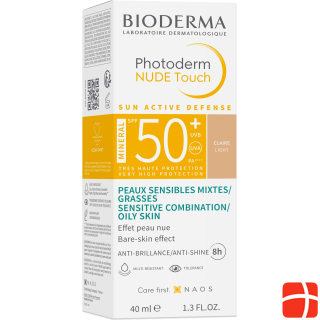 Bioderma Photoderm Nude Touch Mineral SPF50+ claire