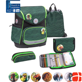 Belmil COMPACT Plus School Backpack Set Twist of Lime