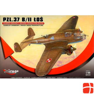 Mirage PZL.37 BII lot aircraft bombing
