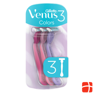 Gillette Venus Colors razor X3