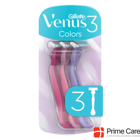 Gillette Venus Colors razor X3