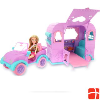 Zuru Sparkle Girlz Doll with Jeep and Caravan (100176)