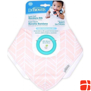 Dr Browns Dr. Browns bib with teeth 3m + Dr. Browno