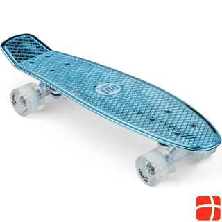 ET Toys Outsiders - Chrome Edition Retro Skateboard Blue