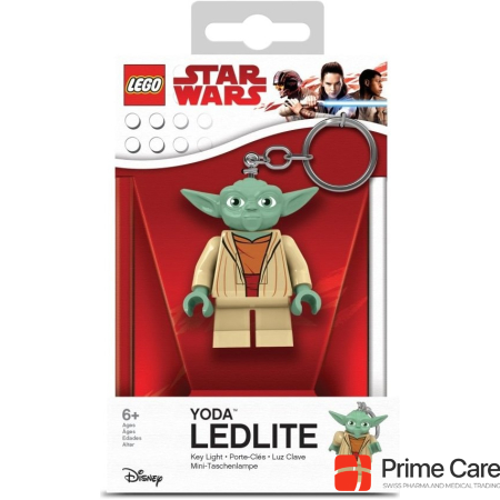 Euromic LEGO - Keychain w/LED Star Wars - Yoda (4005036-LGL-KE11H)