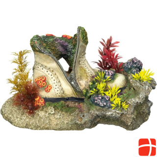 Nobby Aqua Ornaments SHOE with CORALS with plants