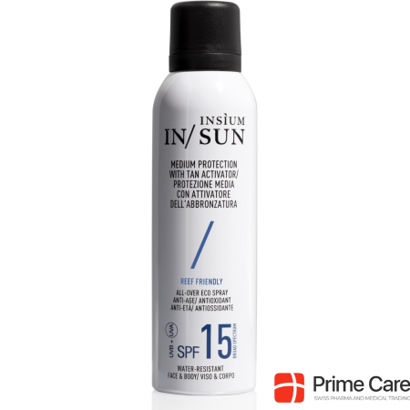 Insium medium Sun Protecting Sun Protection Factor 15, size 150 ml