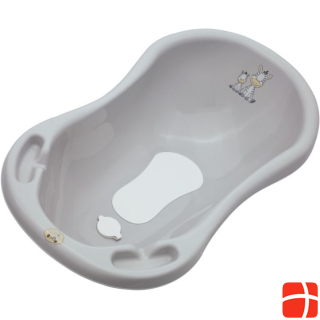 Maltex bathtub 84cm with non-slip mat, Gray Zebra 6852