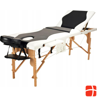 Body Fit 3-piece, two-color black and white massage bed