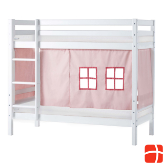 Hoppekids BUNDLE Hoppekids BASIC bunk bed (not divisible) 70x160cm with curtain in Pale Rose and ECO Dream Ma