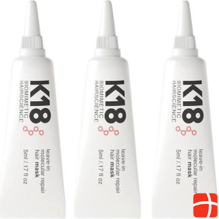 K18 Leave-In Molecular Repair Hair Mask Set 3x5 ml