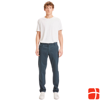 KnowledgeCotton Apparel Chuck Regular chino pant 1001 Total Eclipse 3134