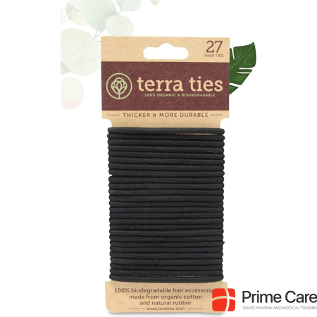 Резинки для волос из натурального каучука Terra Ties (27 шт.)