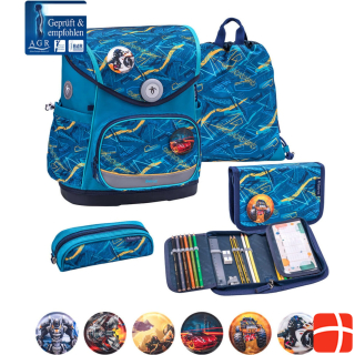 Belmil COMPACT Plus School Backpack Set Baltic